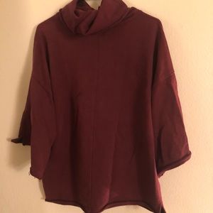 Free people turtleneck sweatshirt